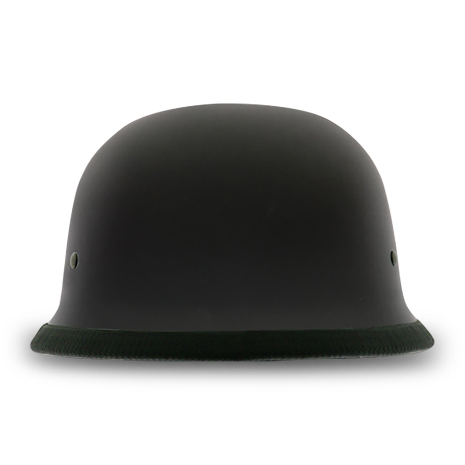 Daytona Helmets Premium Classic German Novelty Motorcycle Helmet, Dull Black 2XL
