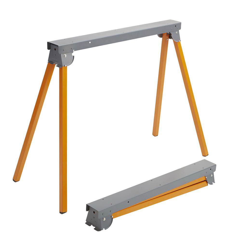 Bora Portamate Heavy Duty Steel Folding Portable Sawhorse Pair (Used)