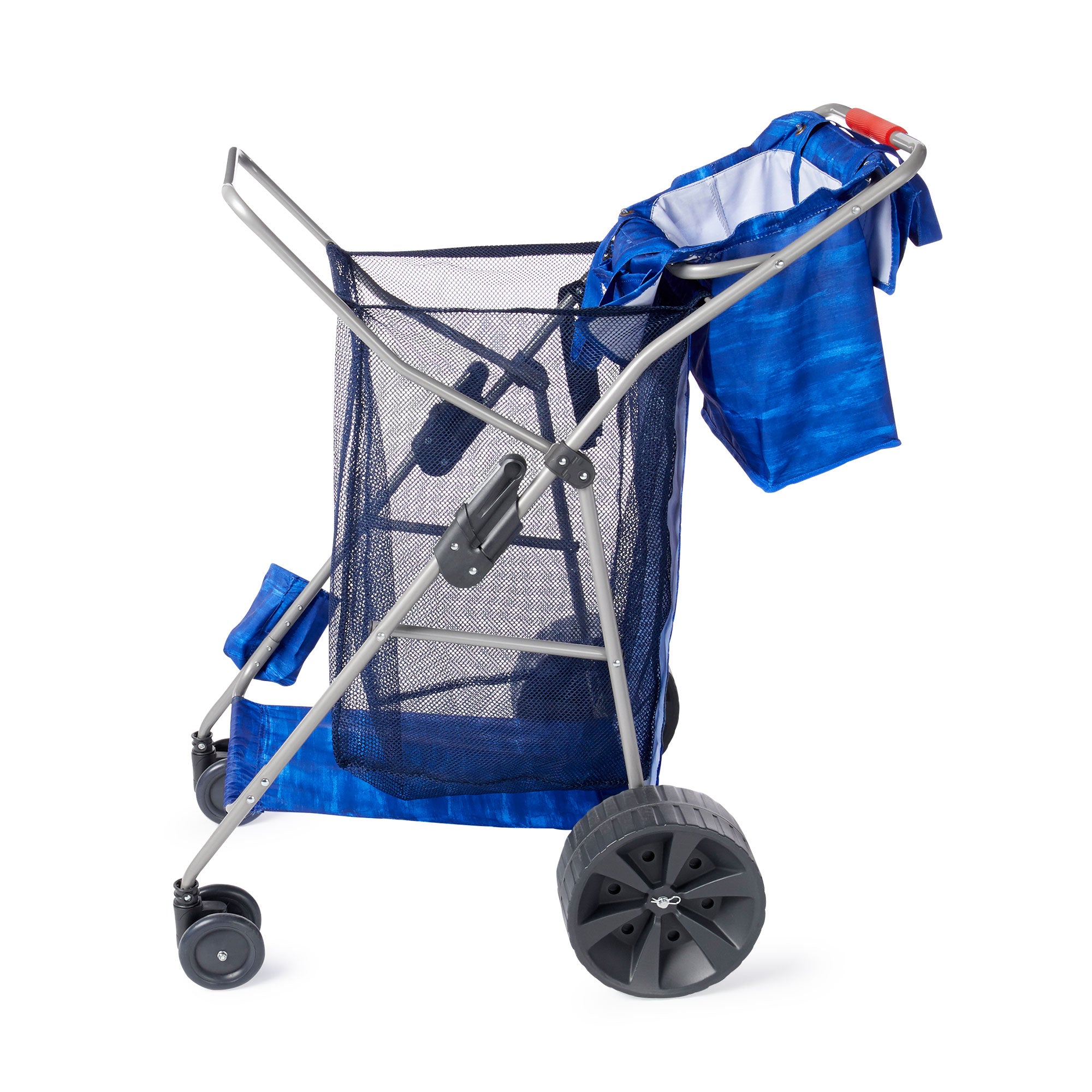 RIO Brands Deluxe Wonder Wheeler Portable Folding Utility Cart, Blue (Used)
