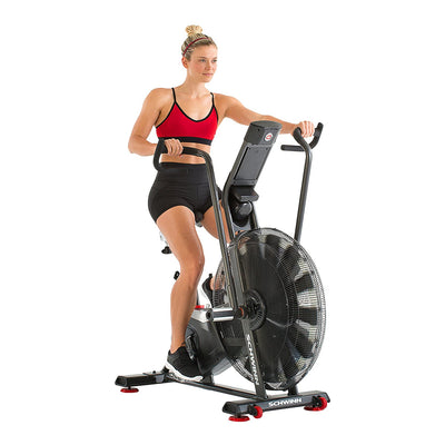 Schwinn Fitness Airdyne AD7 Home Workout Stationary Upright Cardio Exercise Bike