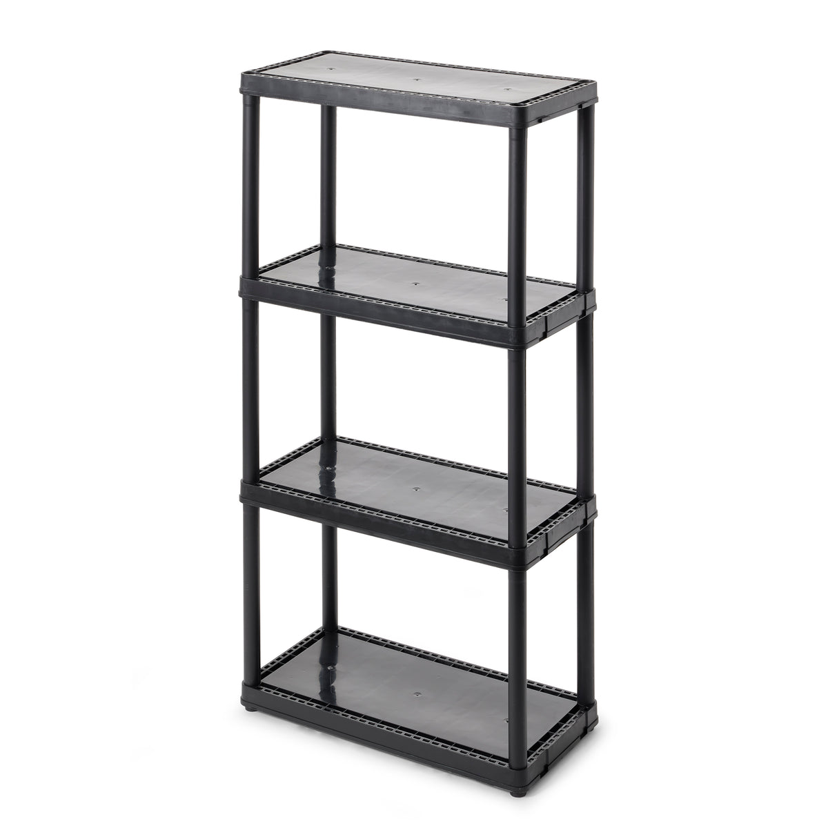 Gracious Living 4-Tier Shelf Indoor Garage Storage Shelving Unit (5 Pack)