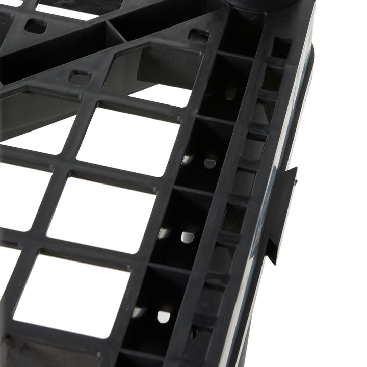 Gracious Living 5 Shelf Fixed Height Ventilated Heavy Duty Shelving Unit, Black - VMInnovations