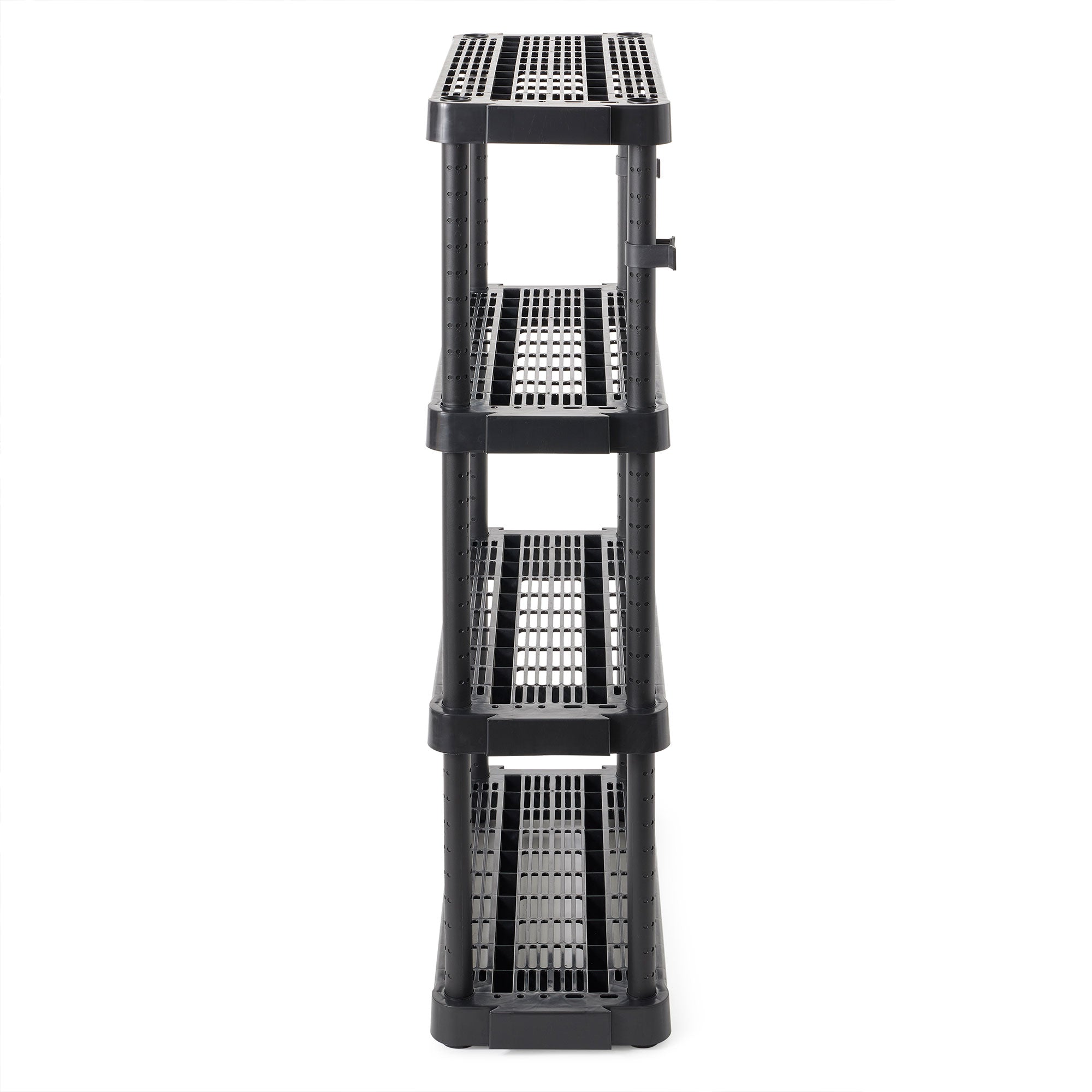 Gracious Living Extra Wide Light Duty Garage Storage Shelves, Black (Open Box) - VMInnovations