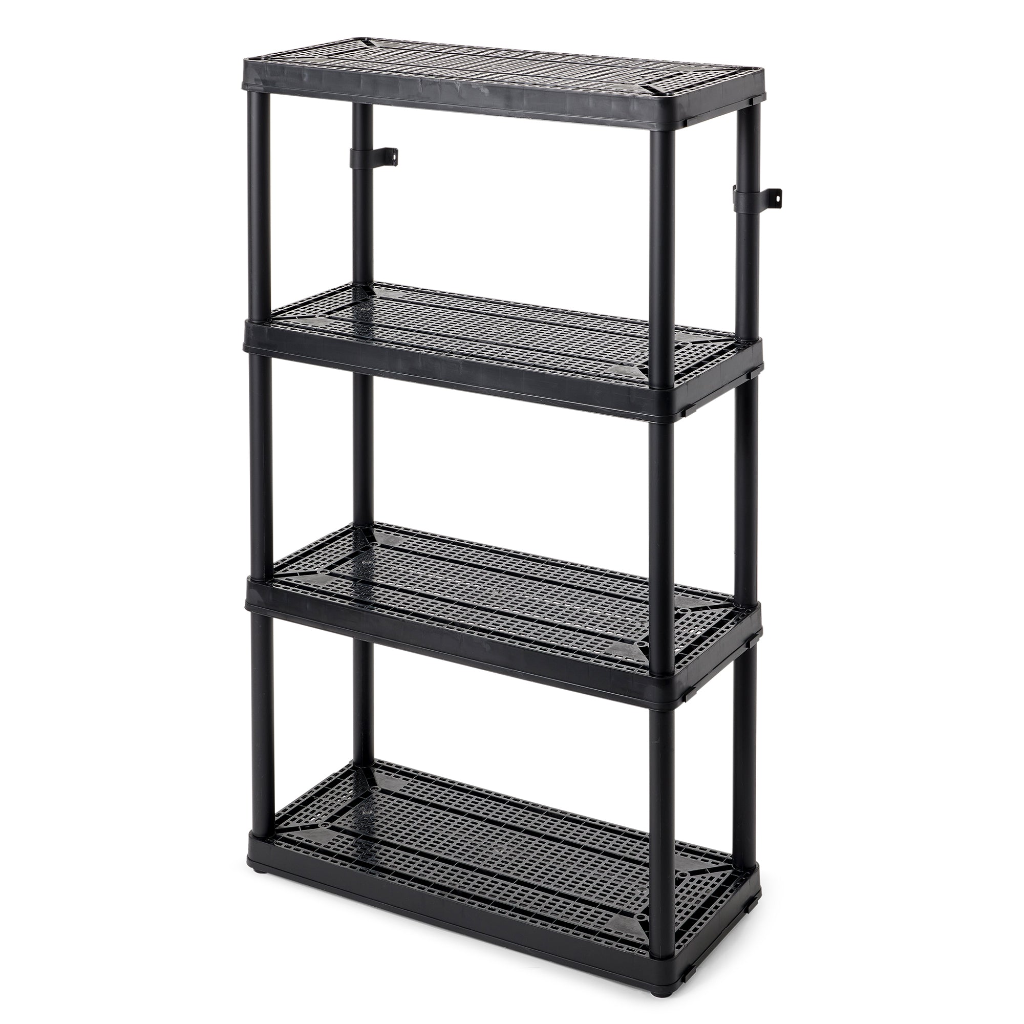 Gracious Living 4 Shelf Tier Resin Indoor and Garage Storage Shelf (For Parts) - VMInnovations