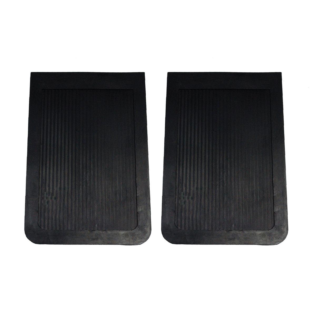 Highland Universal Truck Rubber Mud Flap Splash Guards (Set of 2) (Open Box)