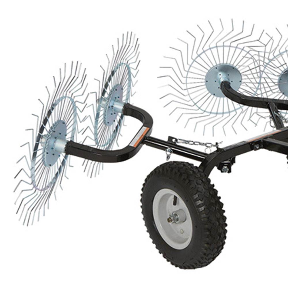 Yard Tuff 48" 4 Tine Reel Steel Durable Land Lawn Garden Acreage Rake (Used) - VMInnovations