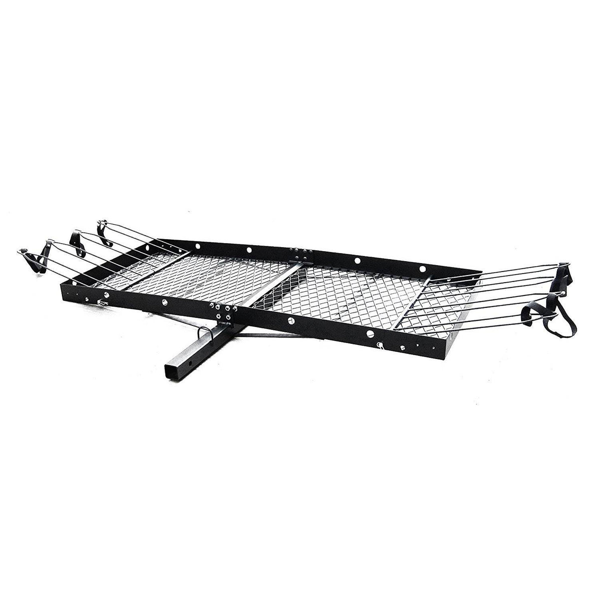 Tow Tuff 62 Inch Steel Cargo Carrier and Bike Rack, Fits All 2 Inch Receivers (Refurbished)