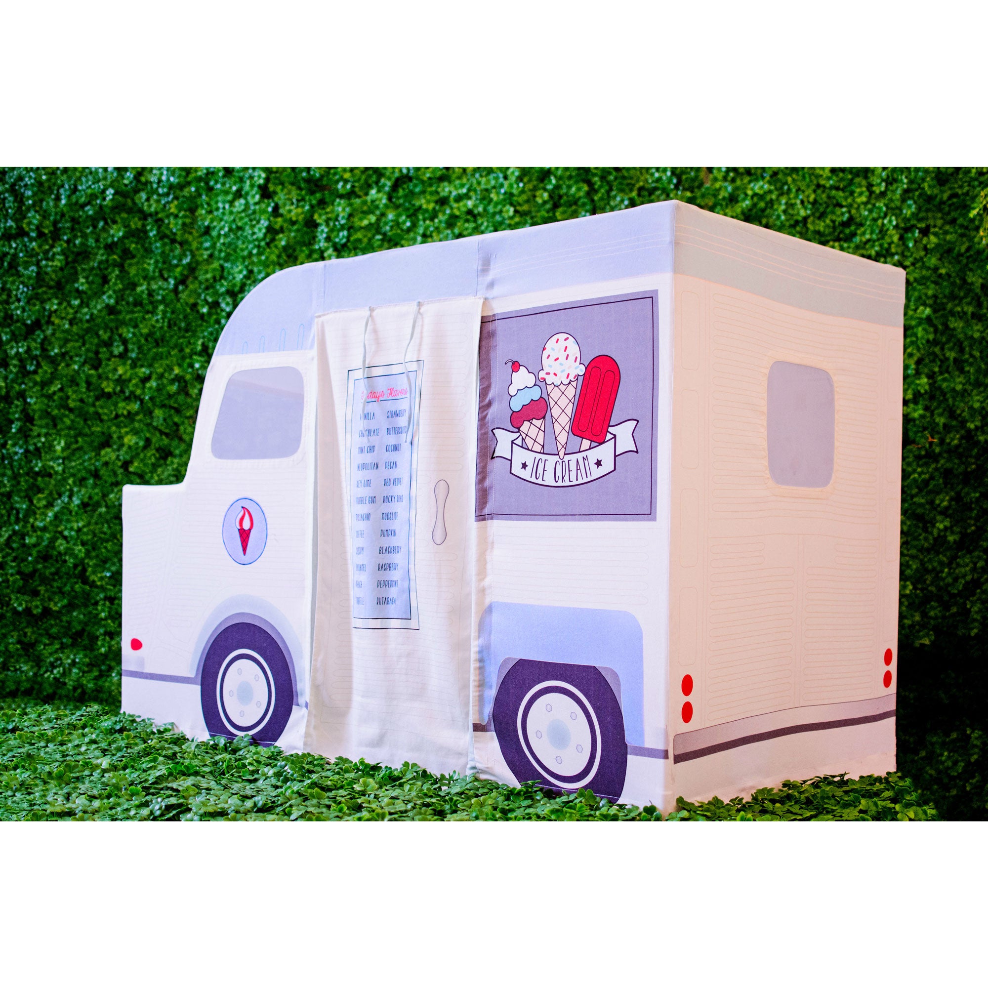 Asweets 59x32x40 In Children Kid Ice Cream Truck Pretend Play House Tent (Used) - VMInnovations