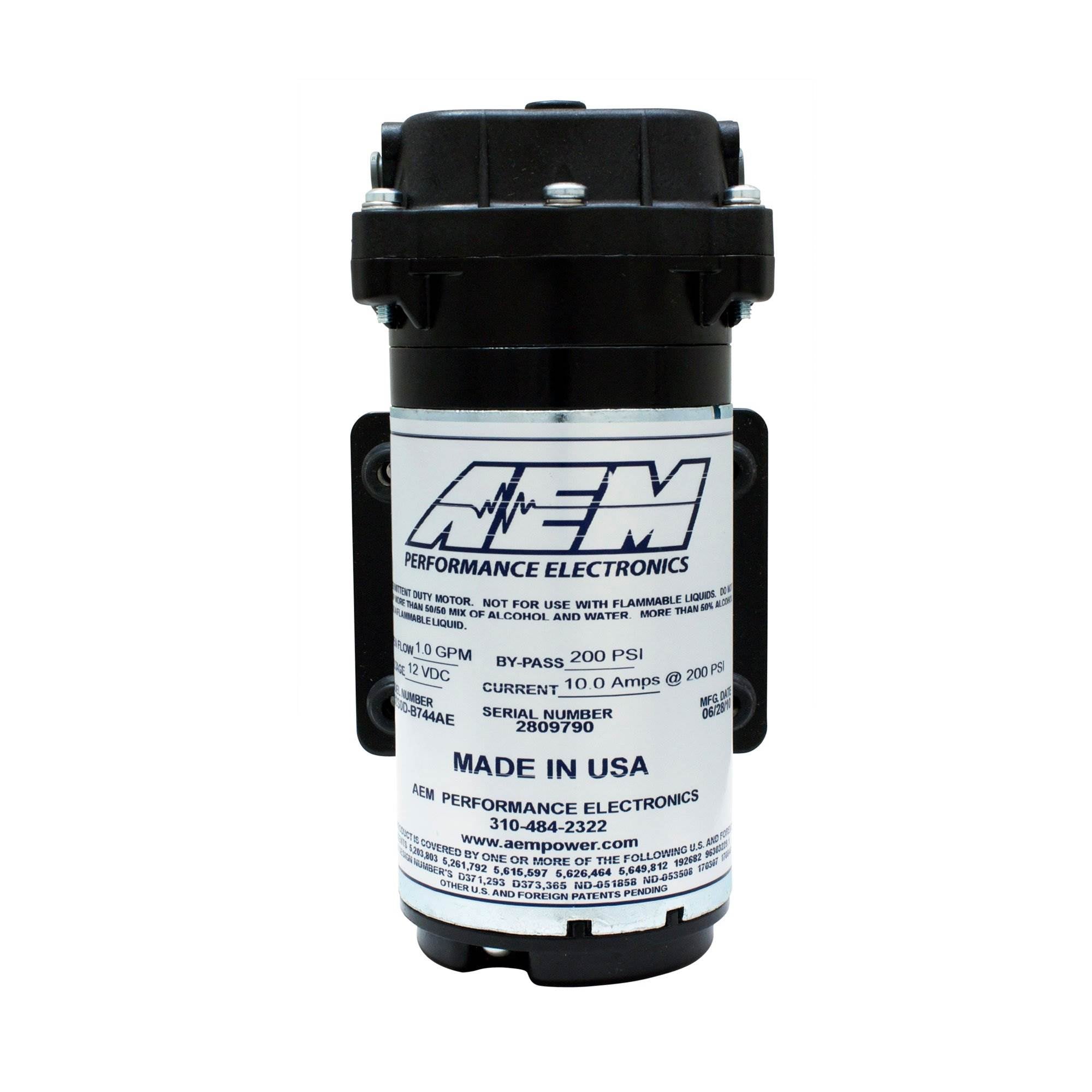 AEM Electronics Water/ Methanol Injection System Recirculation Pump (Open Box)