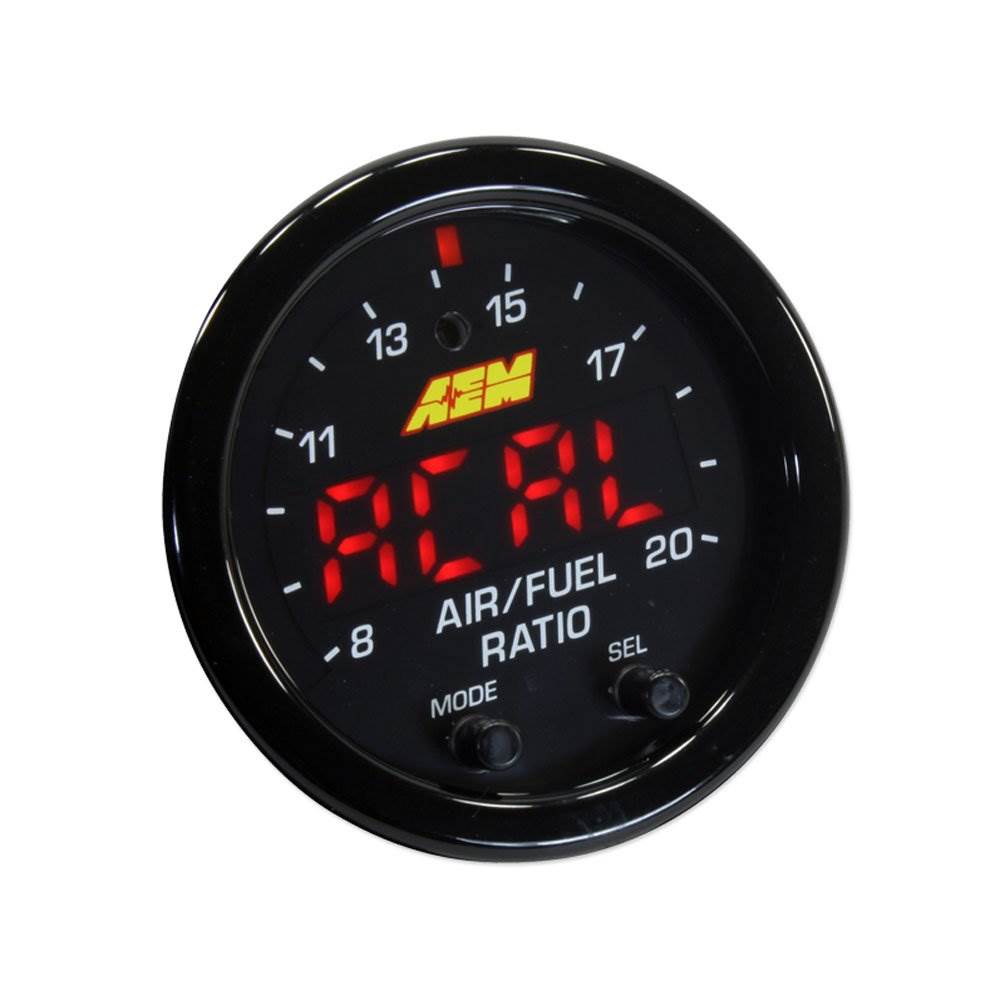 AEM Electronics X-Series OBDII Wideband UEGO AFR Gauge, Black (Open Box)