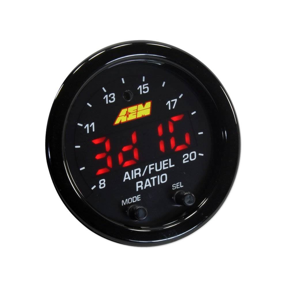 AEM Electronics X-Series OBDII Wideband UEGO AFR Gauge, Black (Open Box)
