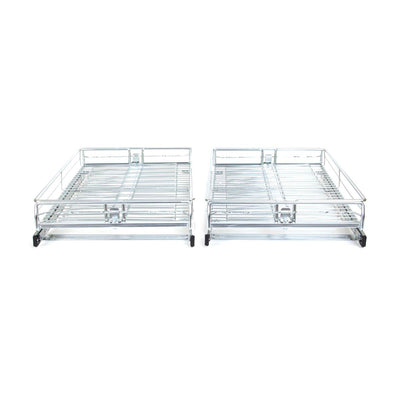 Origami Group Kitchenware Household Sliding Cabinet Organizer (2 Pack)(Open Box)