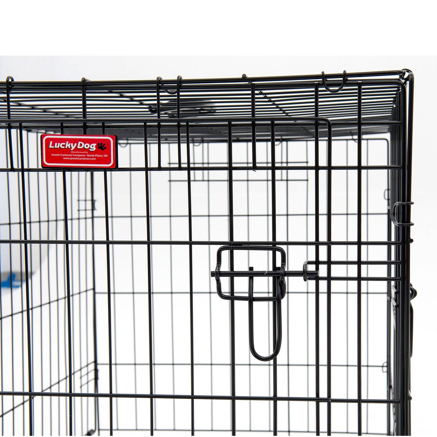 Lucky Dog 2 Door Training Kennel - Handle & Removable Pan for Large Dogs (Used)