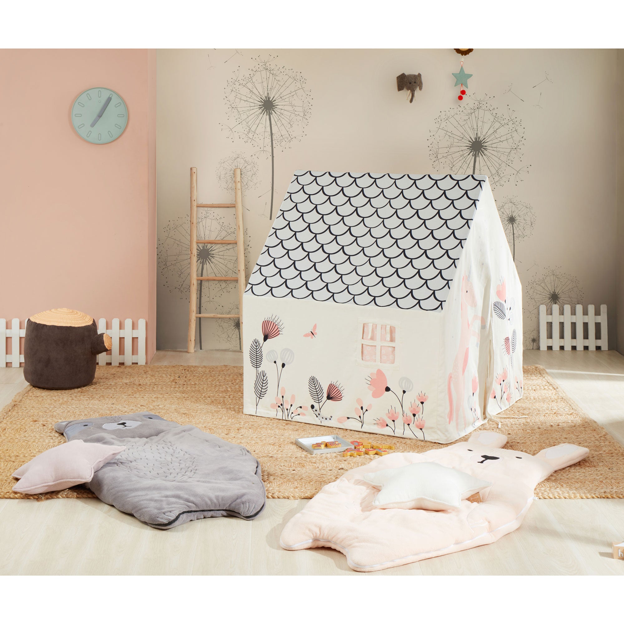 Wonder&Wise Indoor 43 x 43 x 49 Inch Childrens Pretend Play House Tent, Unicorn