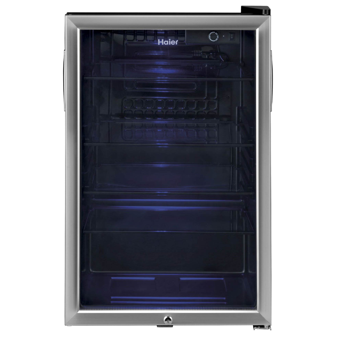 Haier 150 Can Capacity Stainless Cooler & Compact Beverage Center (For Parts)