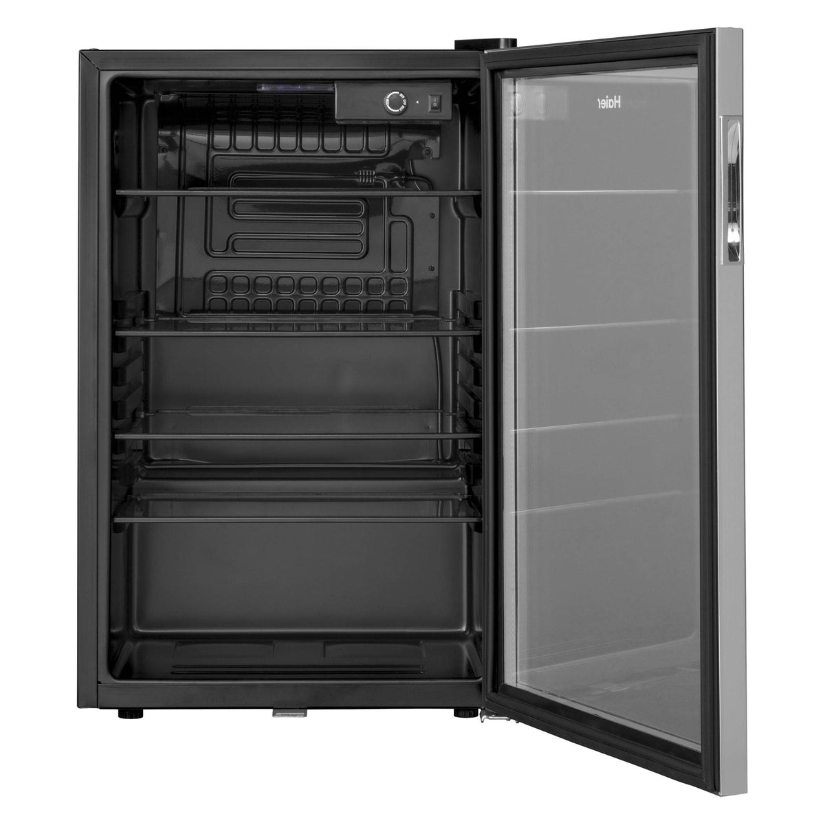 Haier 150 Can Capacity Stainless Cooler & Compact Beverage Center (For Parts)