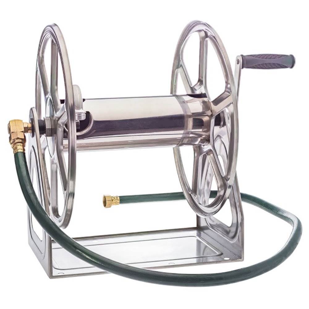 Liberty Garden LBG709S2 Dual-Mounted Steel Garden Hose Reel (Open Box)