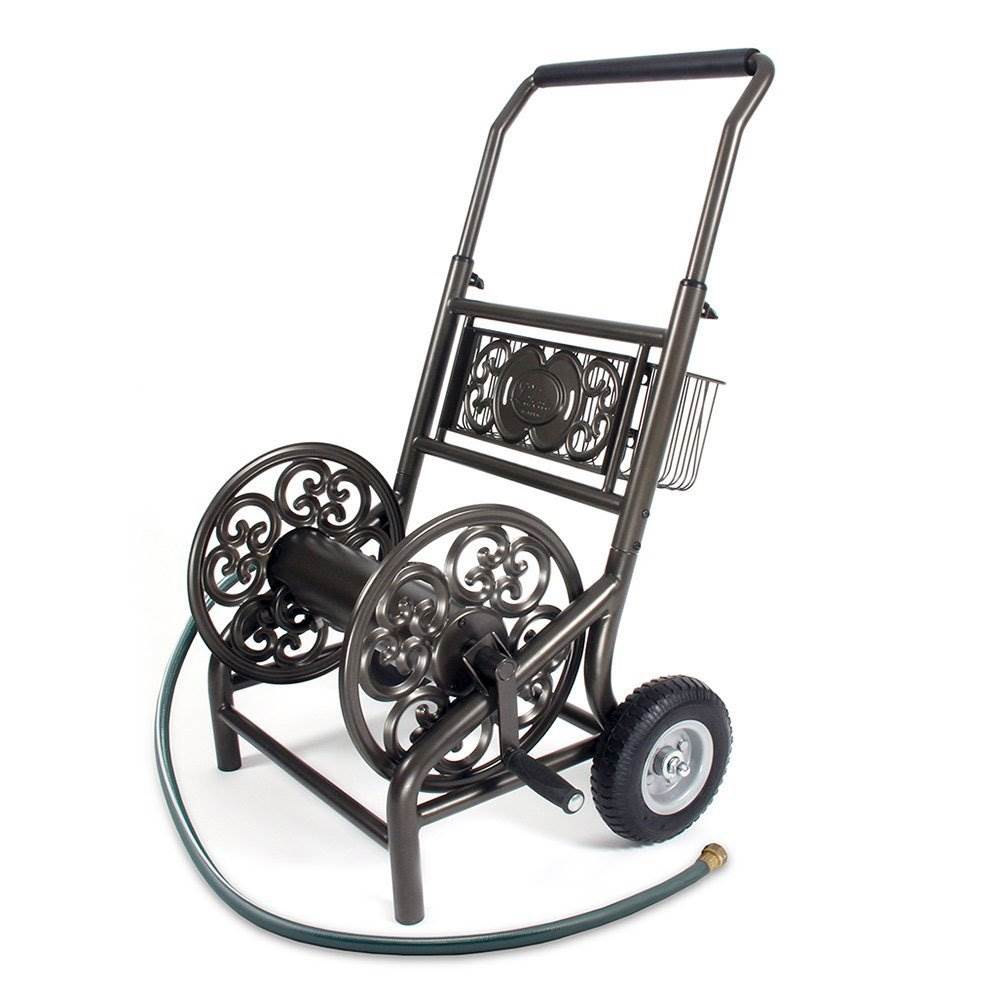Liberty Garden 301 2 Wheel Outdoor Garden Water Hose Reel Storage Holder & Cart - VMInnovations