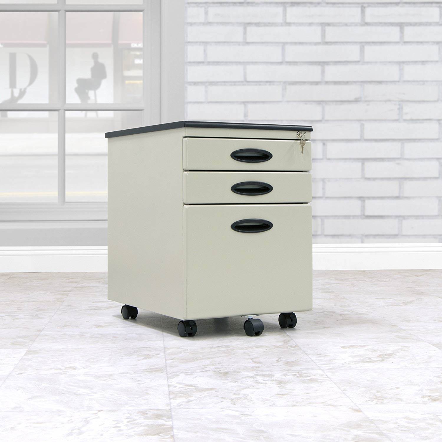 Studio Designs 3-Drawer Office Mobile File Cabinet Drawer Storage (Open Box)