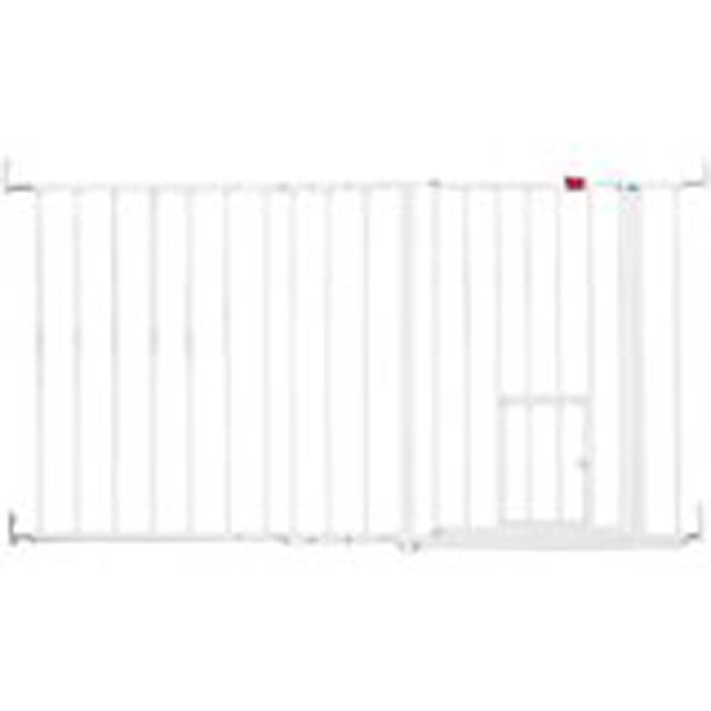 Carlson Pet Products 30" Flexible Gate for Wide Openings w/ Pet Door (Open Box) - VMInnovations