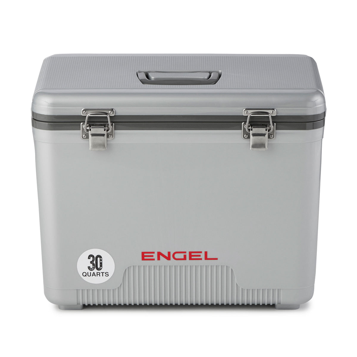 Engel Coolers 30 Quart 48 Can Insulated Mobile Cooler Drybox, Silver (Used)