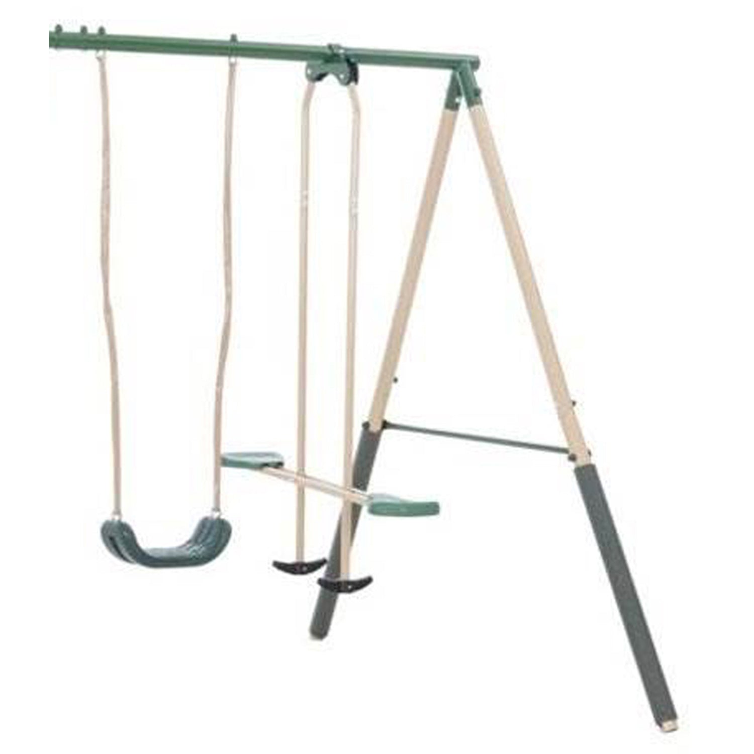 XDP Recreation Childrens Playground Metal Structure Swing Set, Slide (Open Box) - VMInnovations