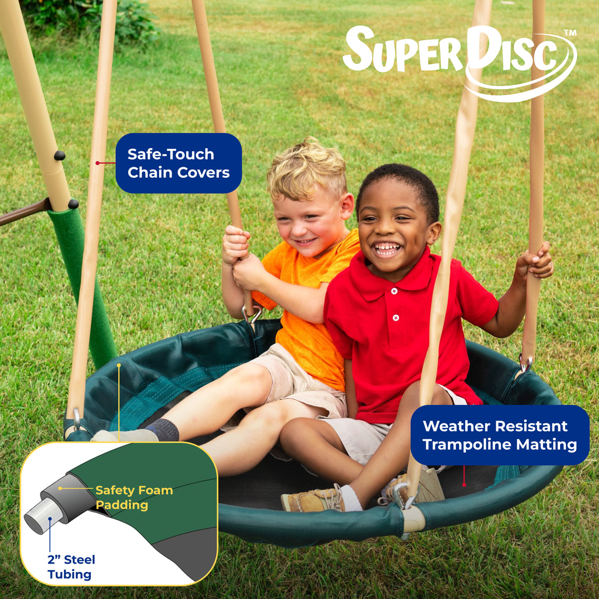 XDP Recreation Deerfield 10 Child Capacity Kids Swing Set Playground (For Parts) - VMInnovations