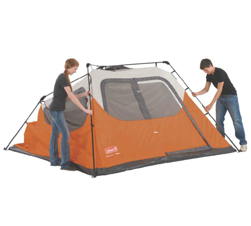 Coleman Outdoor Camping 6 Person Instant Tent w/ WeatherTec (2 Pack)