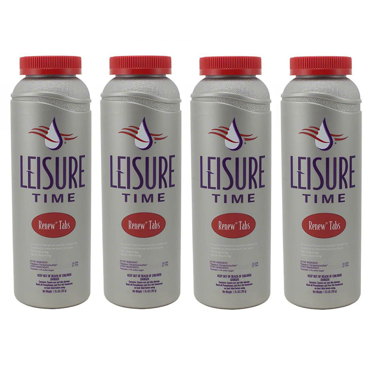 Leisure Time Spa Support System Chlorine Free Shock Oxidizer Tablets (4 Pack)
