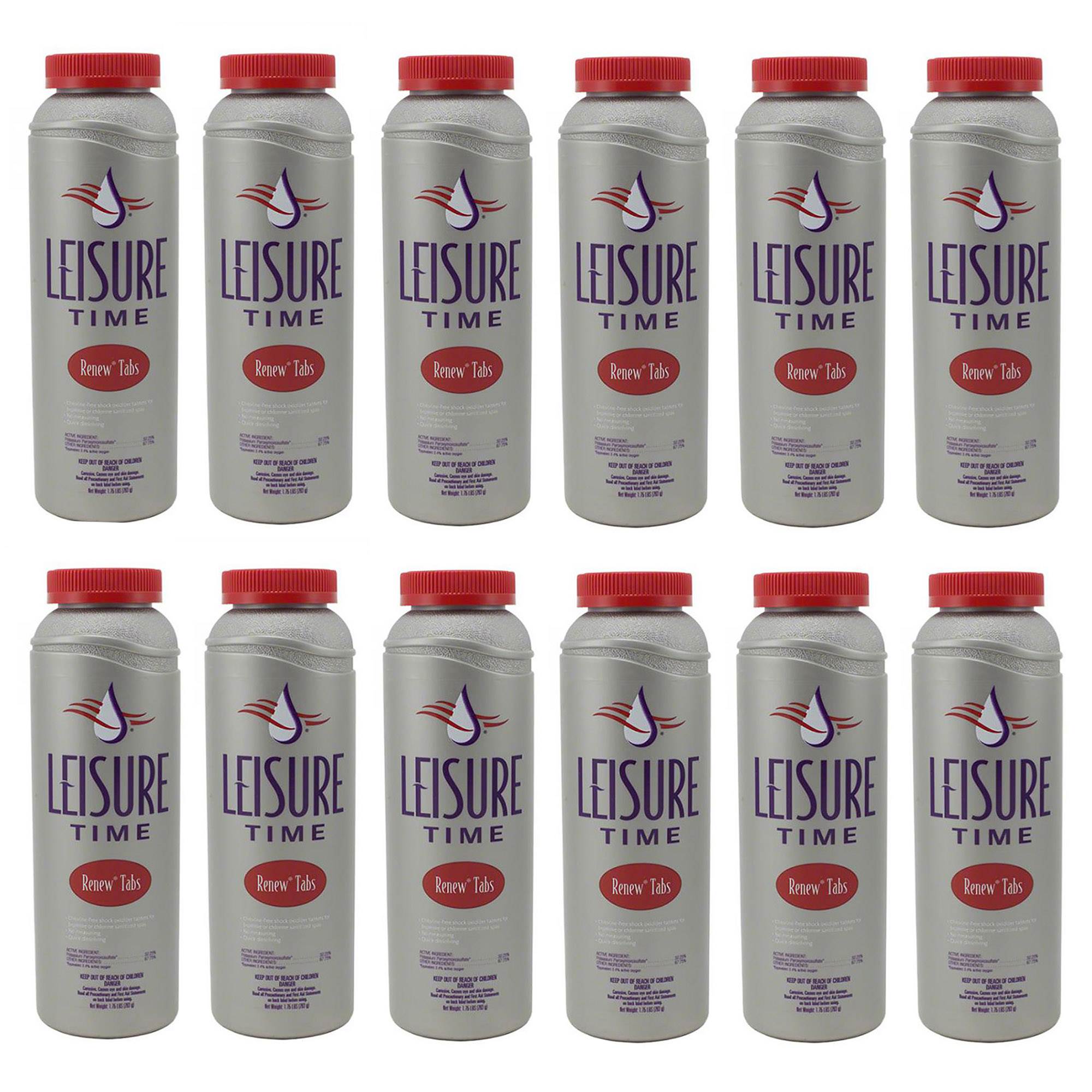 Leisure Time Spa Support System Chlorine Free Shock Oxidizer Tablets (12 Pack)