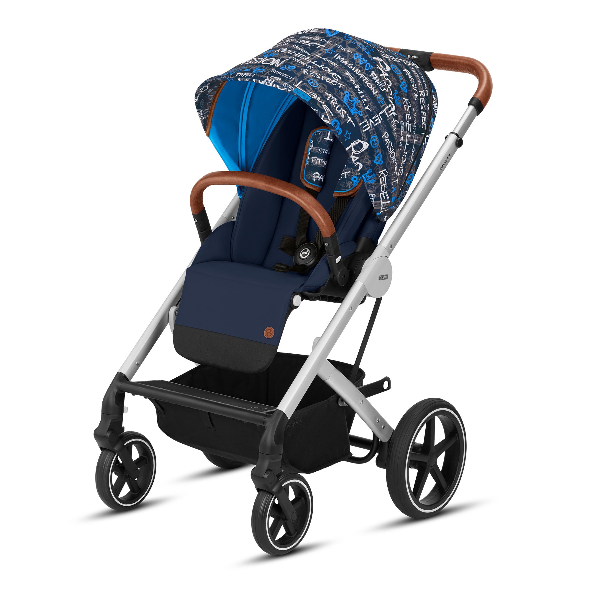 Cybex Balios S Convertible Baby Stroller with Sun Canopy, Trust Blue (Used)