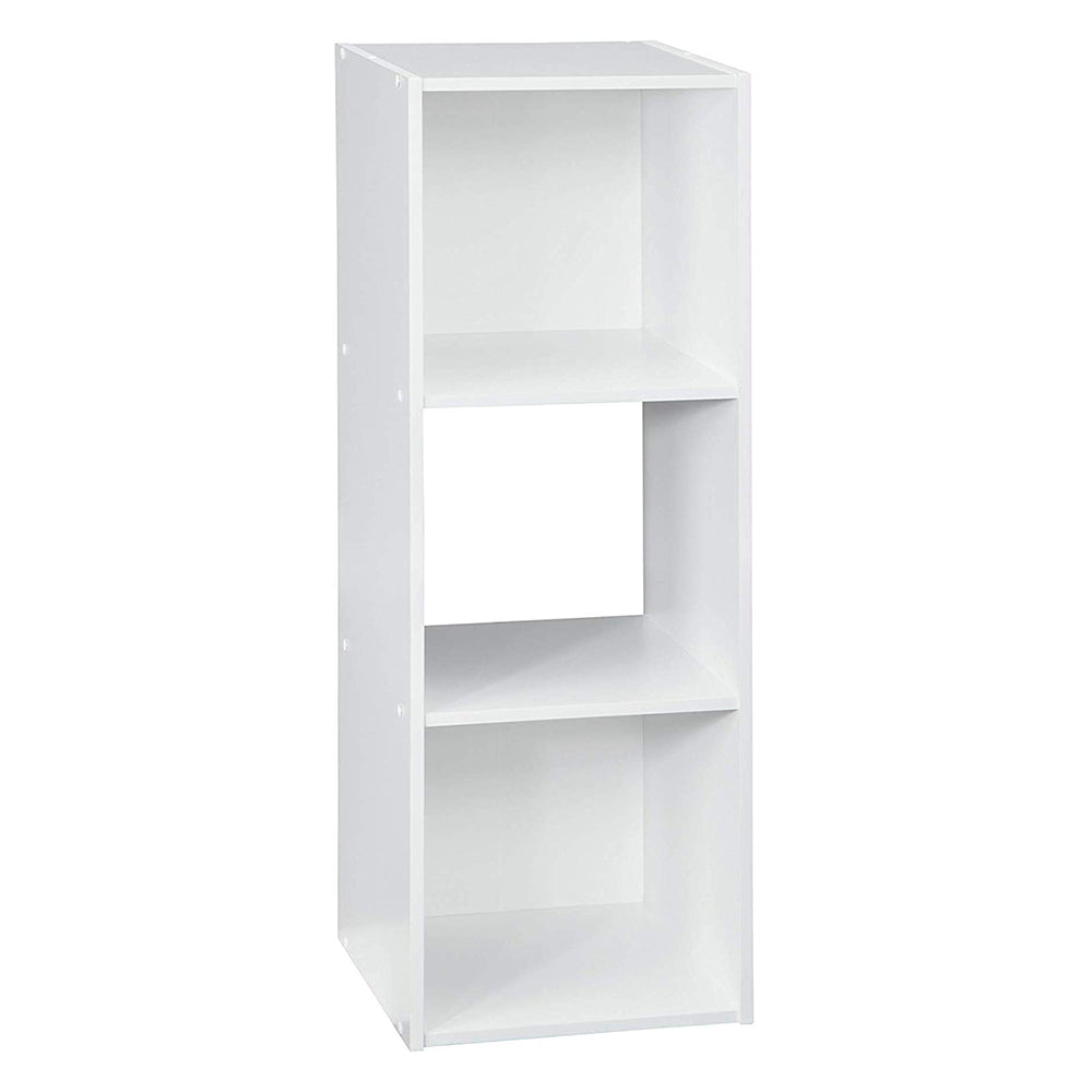 Closetmaid Decorative Home Stackable 3 Cube Cubeicals Organizer Storage, White