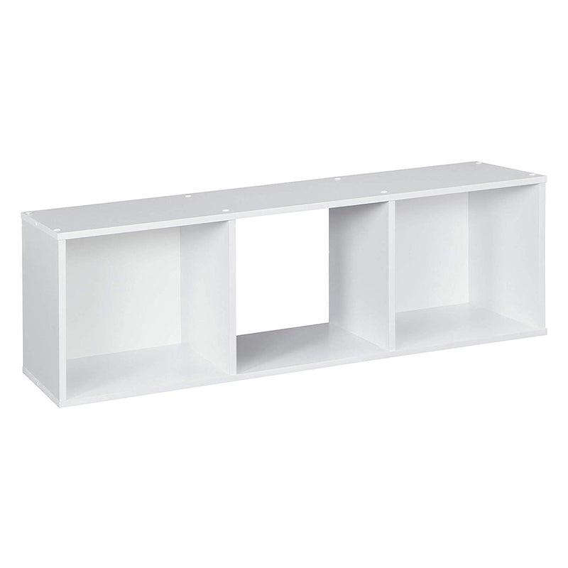 Closetmaid Home Stackable 3-Cube Cubeicals Organizer Storage, White (2 Pack)