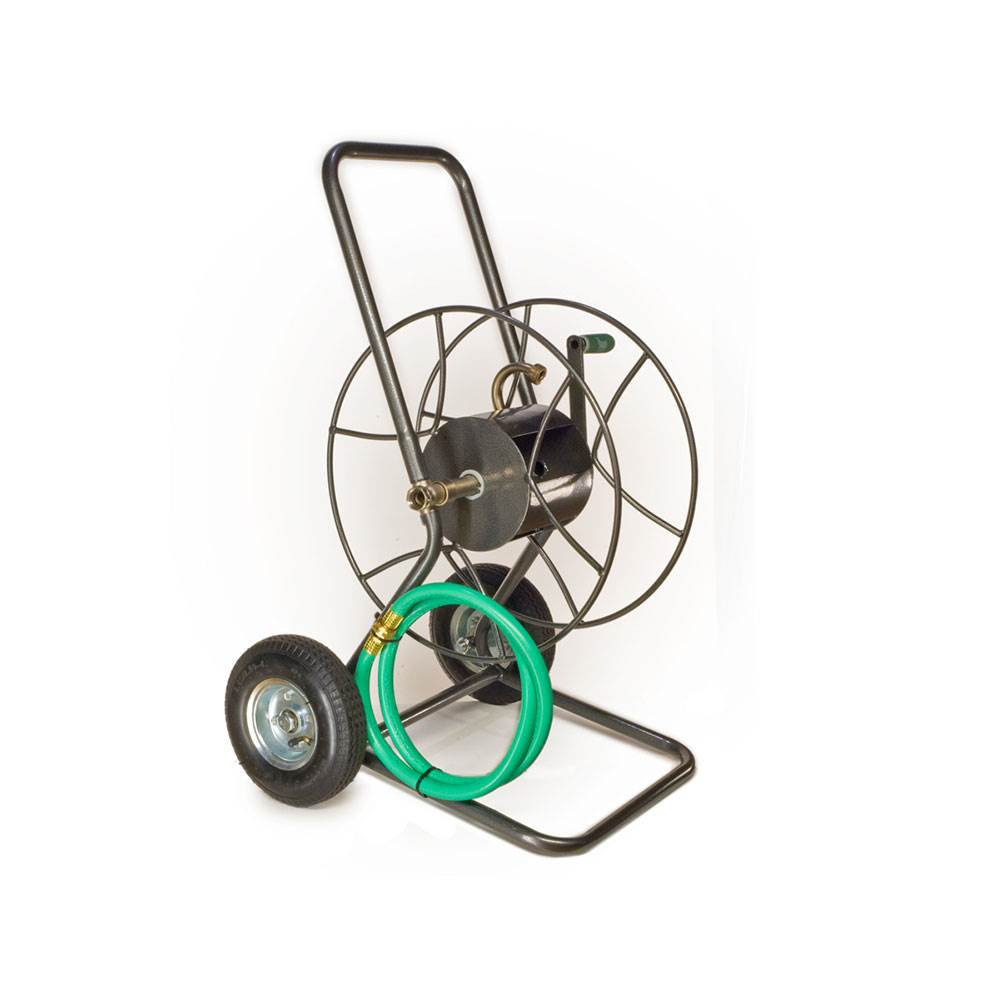 Yard Butler Portable 200 Foot Capacity Steel Garden Hose Reel Truck (Open Box)