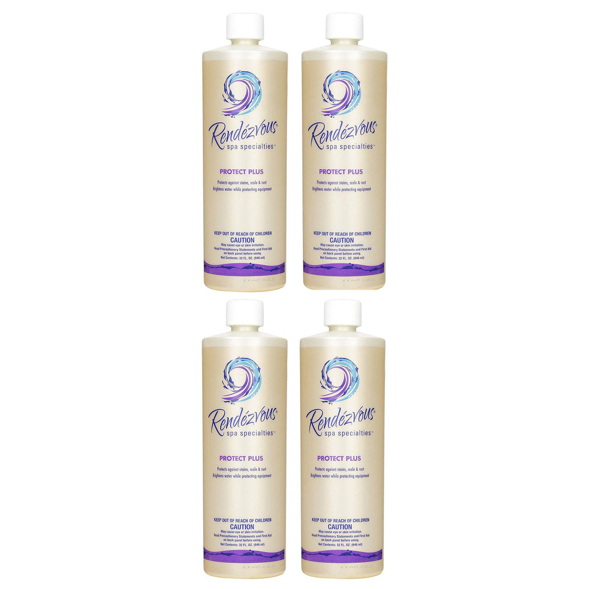 Rendezvous Spa Specialties Rust & Stains Protect Plus Spa Concentrate (4 Pack)