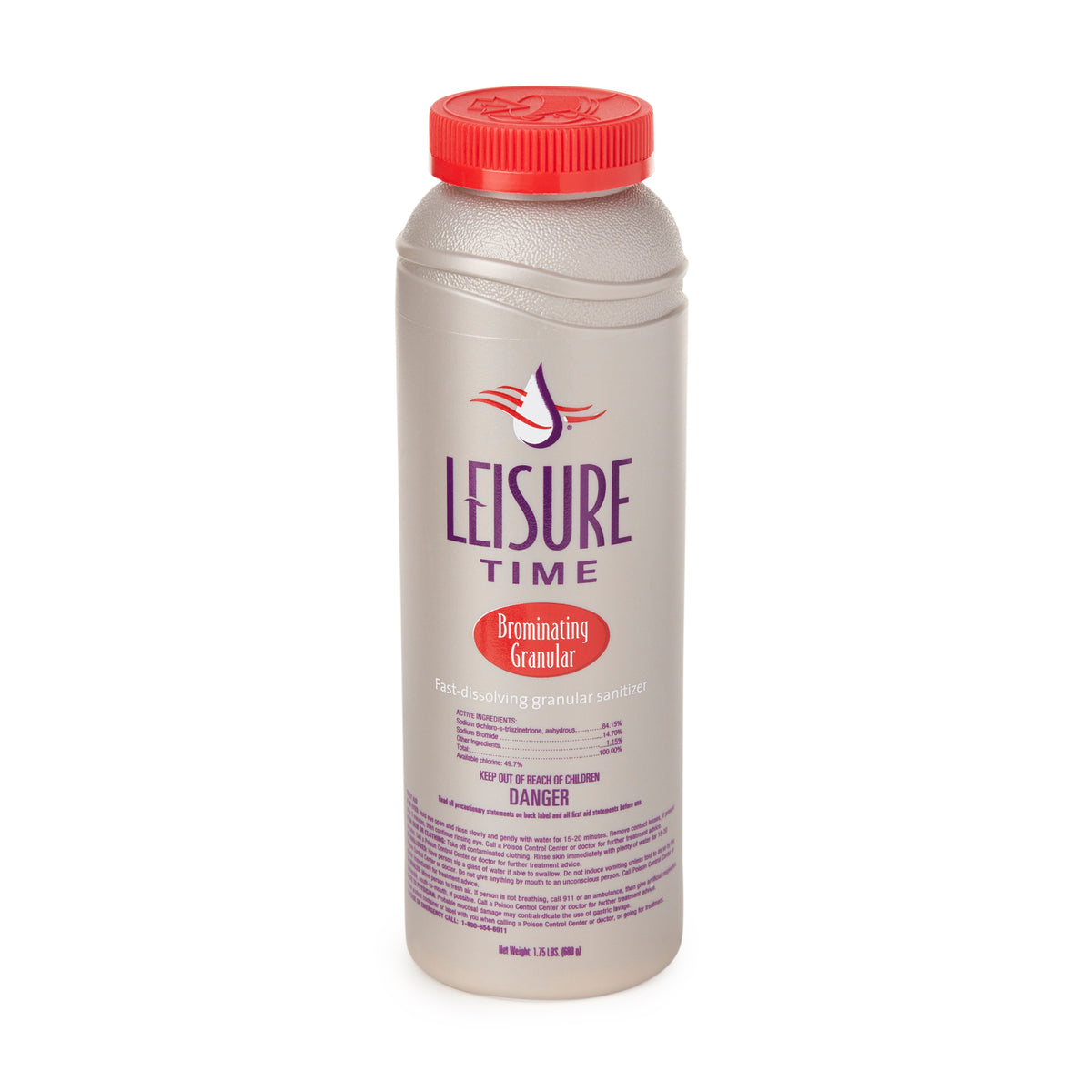 Leisure Time Pool and Hot Tub Spa Sanitizer Granular, 1.75 Pounds (Open Box)