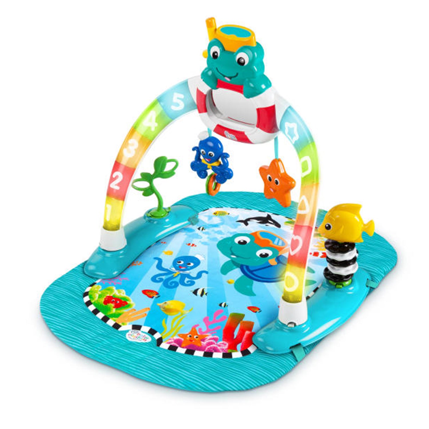 Baby Einstein Lights & Sea Activity Gym & Saucer Bounce Chair w/ Toys (Open Box)
