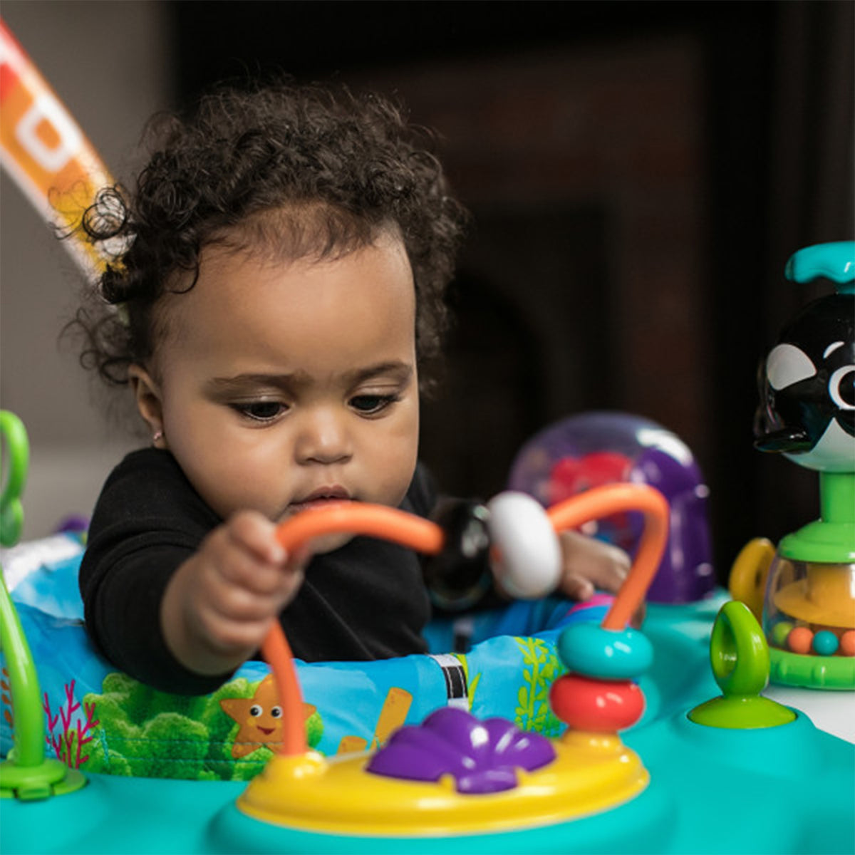 Baby Einstein Lights & Sea Activity Gym & Saucer Bounce Chair w/ Toys (Open Box)