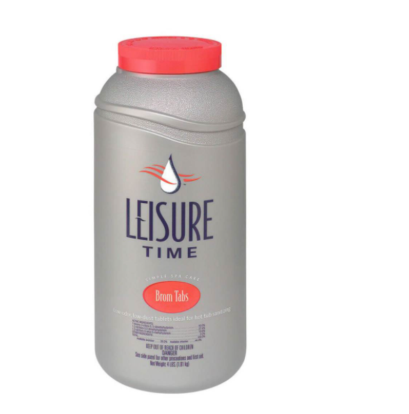 Leisure Time Low Odor Disinfectant Brominating Chemical Tablets, 4 lbs (12 Pack) - VMInnovations