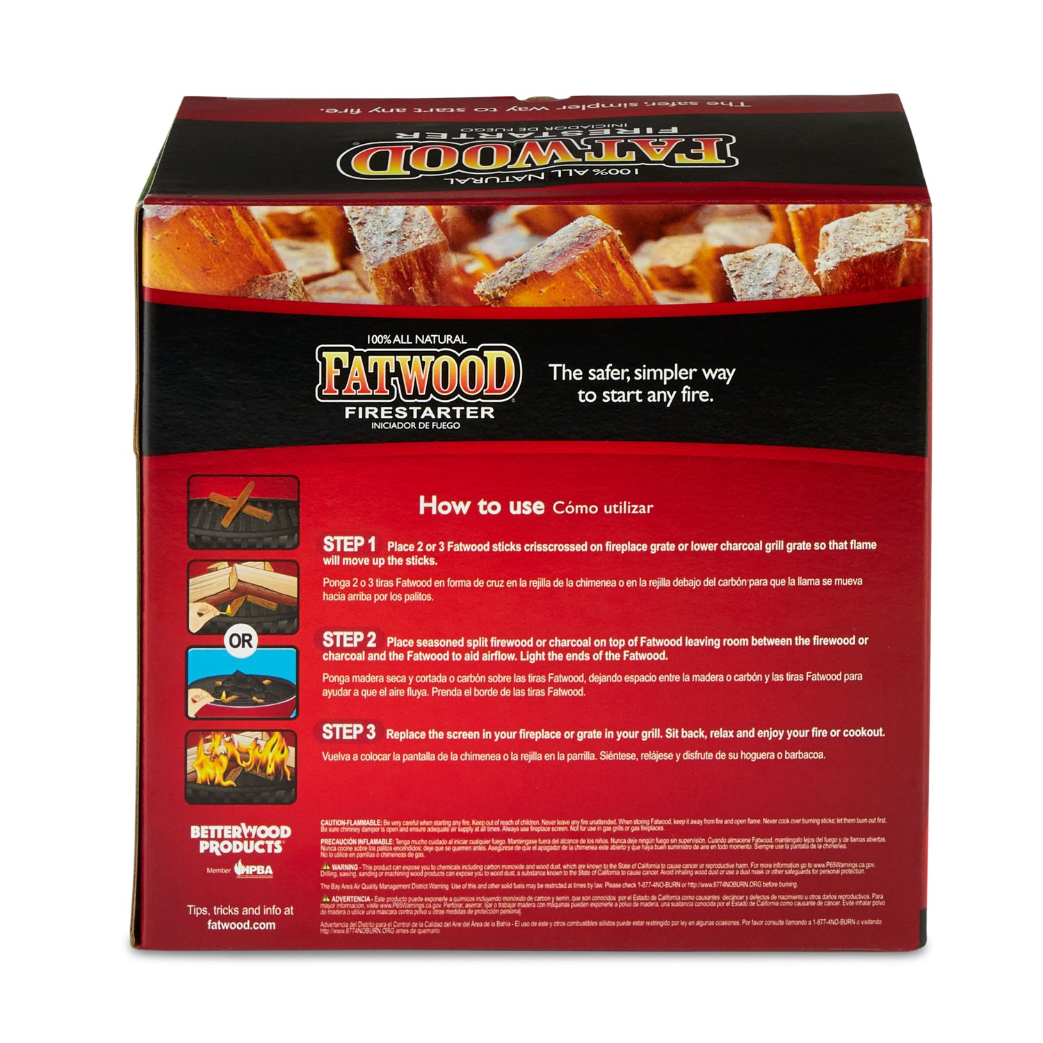 Betterwood Products 9987 Natural Pine Fatwood 5-Pound Firestarter (Open Box) - VMInnovations