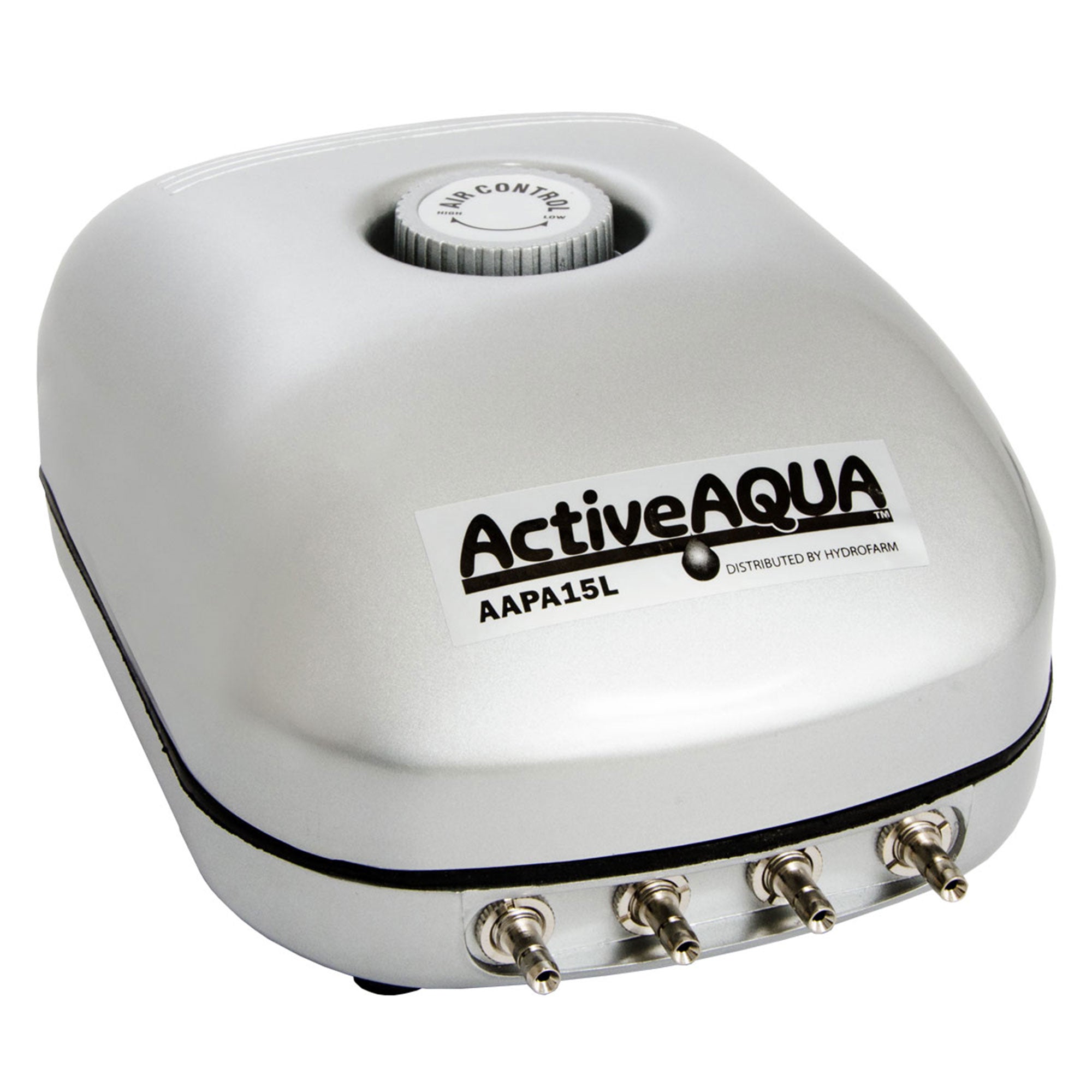 Hydrofarm Active Aqua AAPA15L 6W 240 GPH Hydroponic Aquarium 4 Outlet Air Pump - VMInnovations