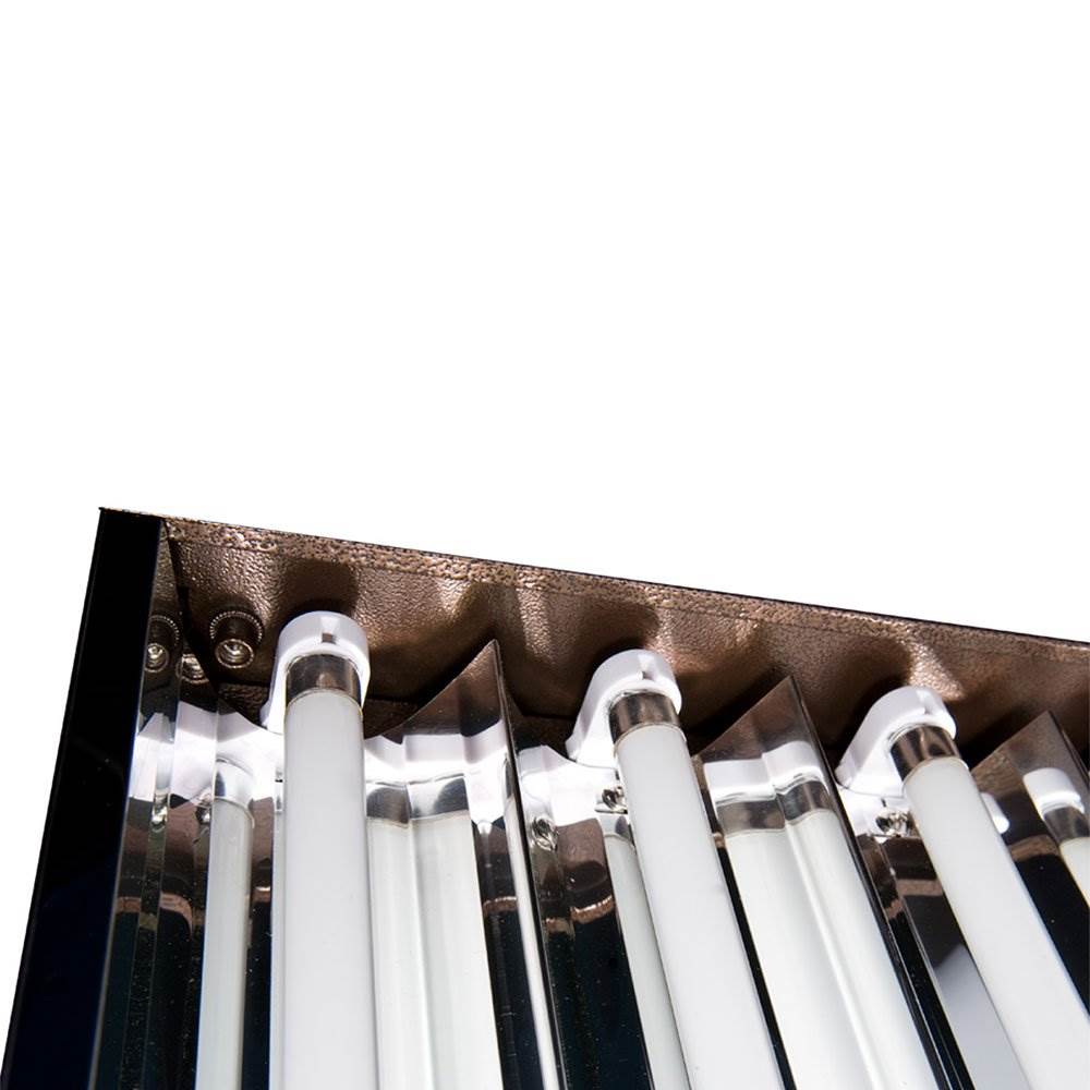 Hydrofarm Agrobrite Designer FLP44 4 Foot T5 4 Tube Grow Light with 216W Bulbs - VMInnovations