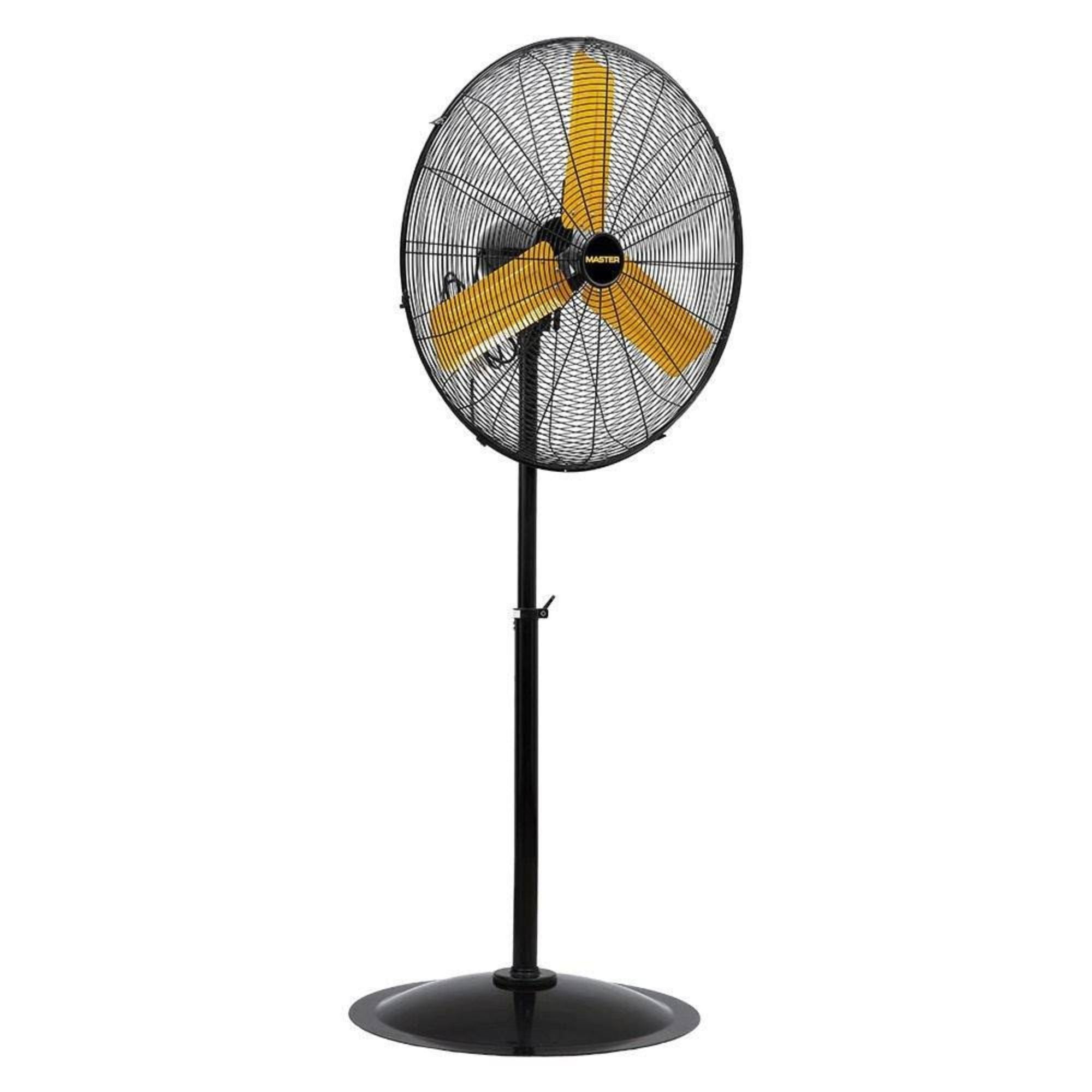 Master 24" High Velocity Oscillating Pedestal Fan, 3 Speed Metal Standing Fan - VMInnovations