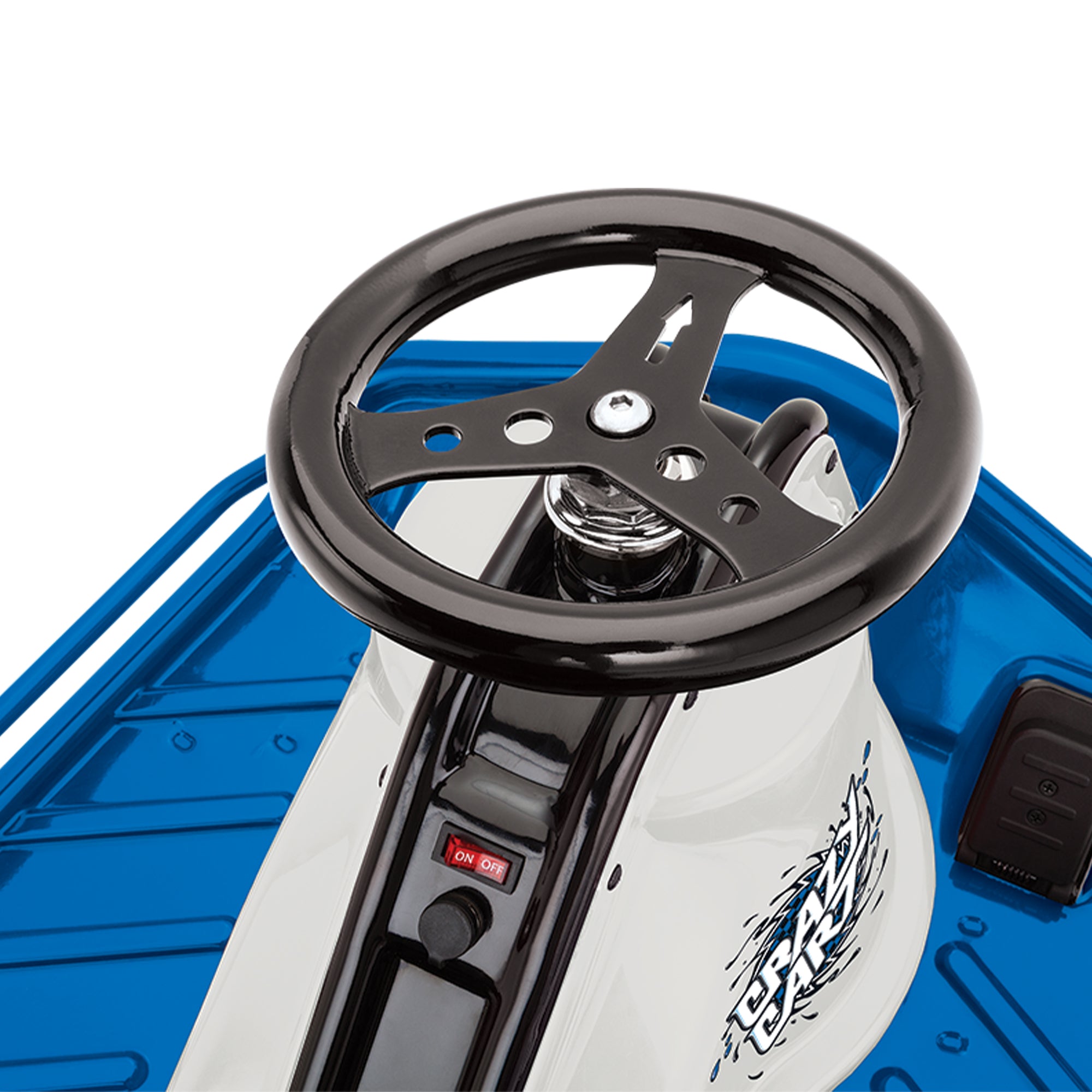 Razor Electric Bucket Seat High Torque Motor Drifting Crazy Cart, Blue (Used) - VMInnovations