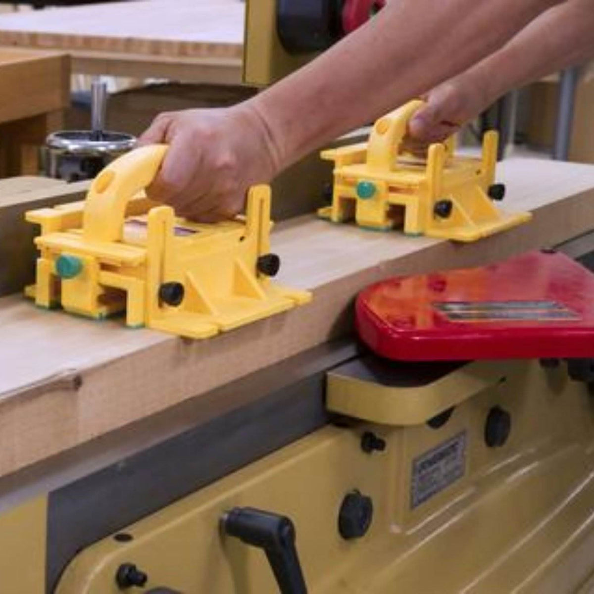 Microjig GR200 Woodworking GRRRIPPER Advanced 3D Table Saw Pushblock, Yellow