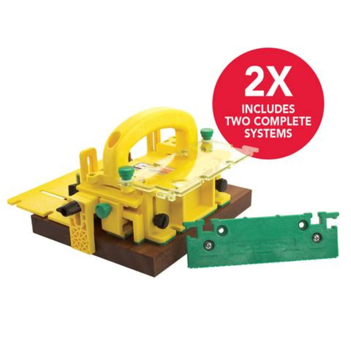 Microjig GR-562 Woodworking GRR-RIPPER Complete System (Double Pack), Yellow
