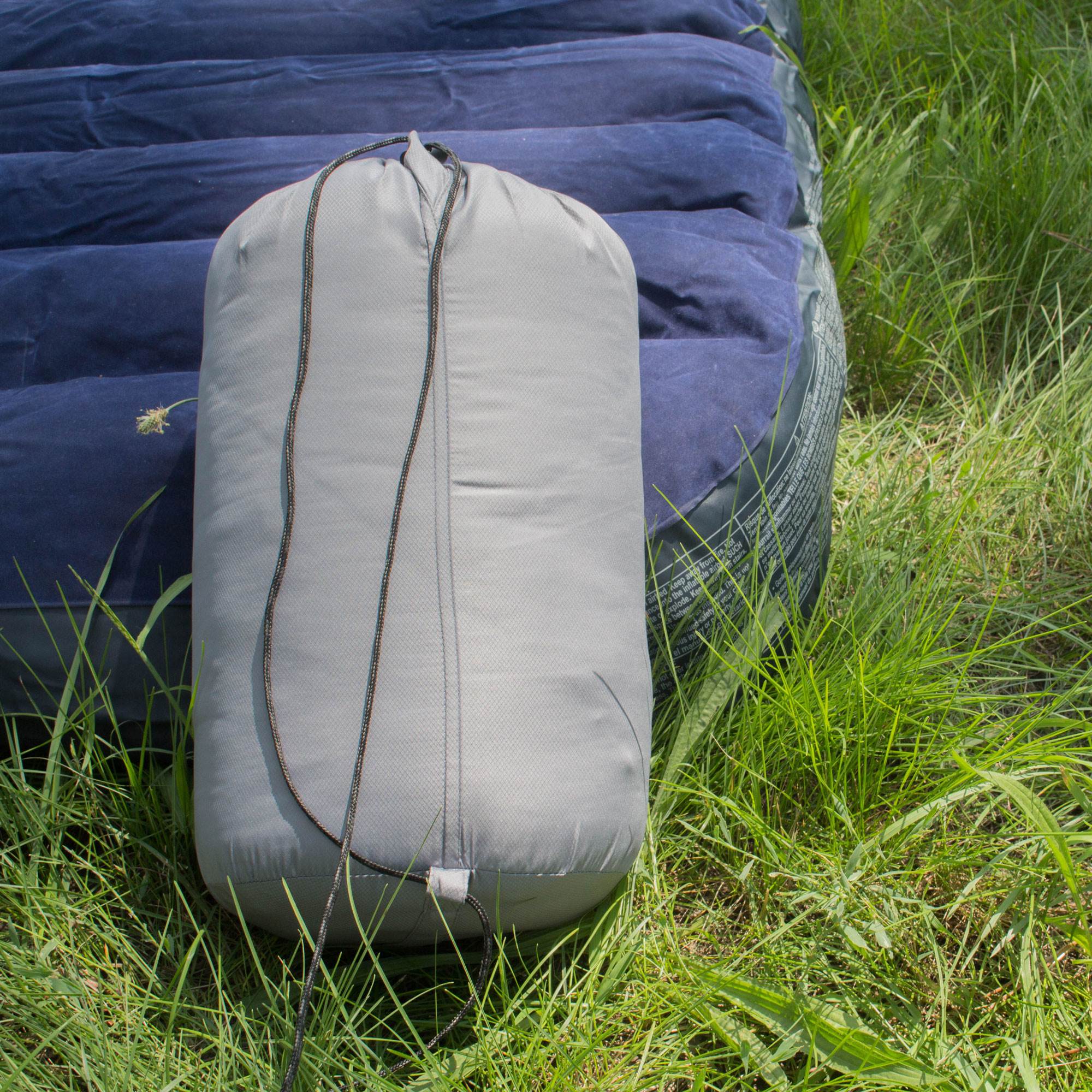 Intex Queen DuraBeam Air Flow Mattress Built In Pump & Sleeping Bag Cover