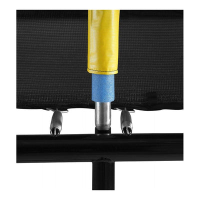 Upper Bounce Easy Assemble Rectangular Trampoline w/ Fiber Flex Enclosure System