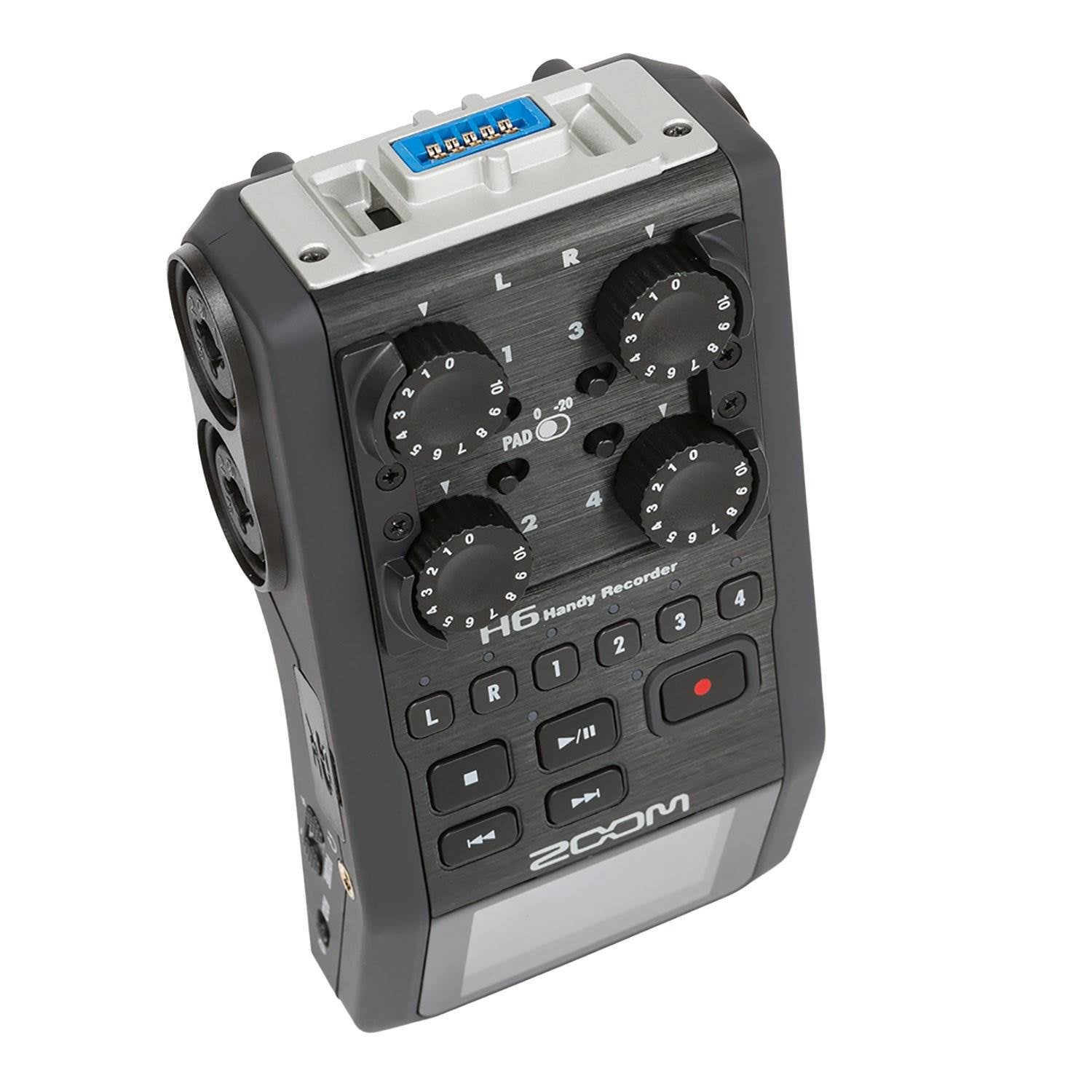 Zoom H6 Portable Handy Interchangeable Digital Audio Recorder System