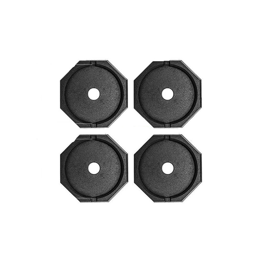 SnapPad EQ 10 Inch Round Landing Feet Motor Home RV Leveling Jack Pads, 4 Pack
